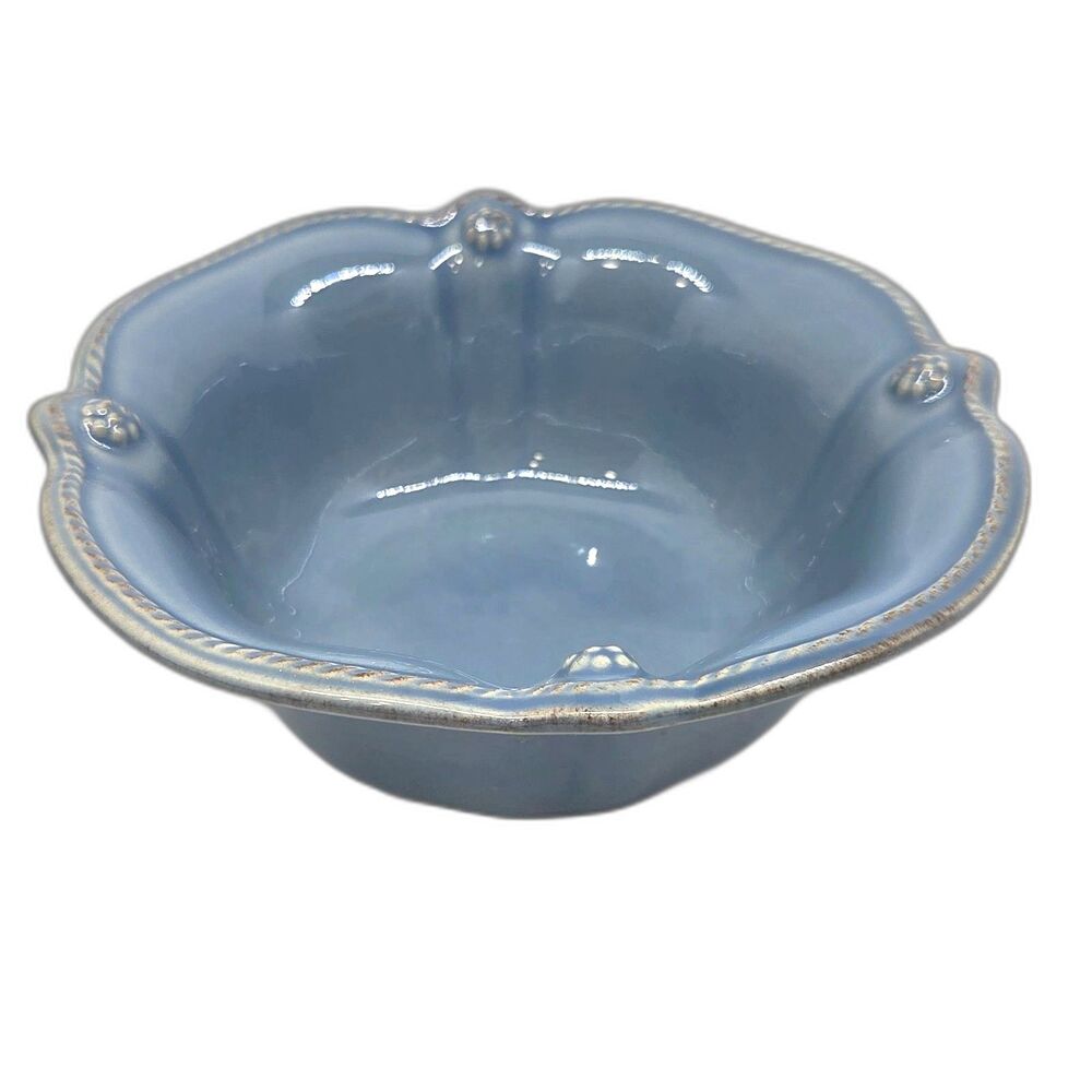 Juliska Ceramics Berry and Thread Coupe Cereal Bowl Chambray Blue